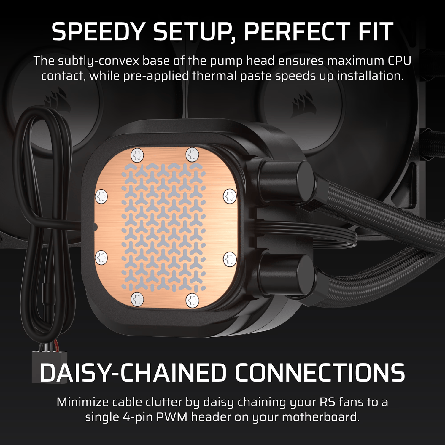 Corsair NAUTILUS 360 RS LCD Liquid CPU Cooler - Black 3