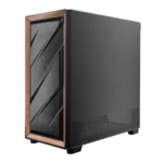 Antec FLUX SE E-ATX | ATX | Micro-ATX | ITX Mid-Tower Gaming Chassis Wood Front Panel- Black - Image 3