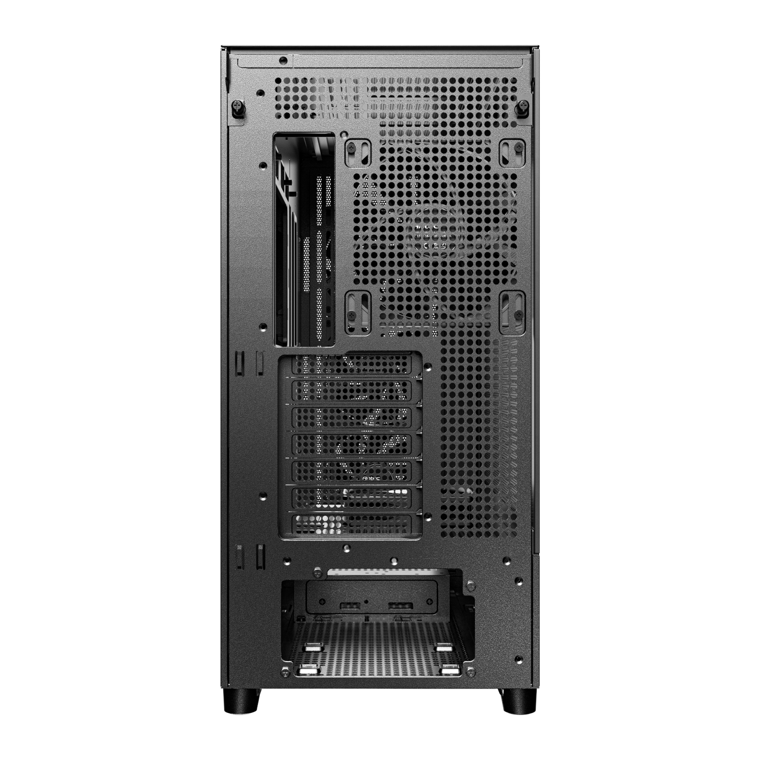 Antec FLUX SE E-ATX | ATX | Micro-ATX | ITX Mid-Tower Gaming Chassis Wood Front Panel- Black 5