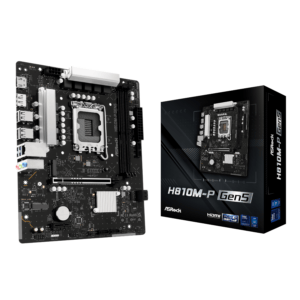 ASROCK H810M-P Gen 5 Intel LGA 1851 M-ATX Motherboard