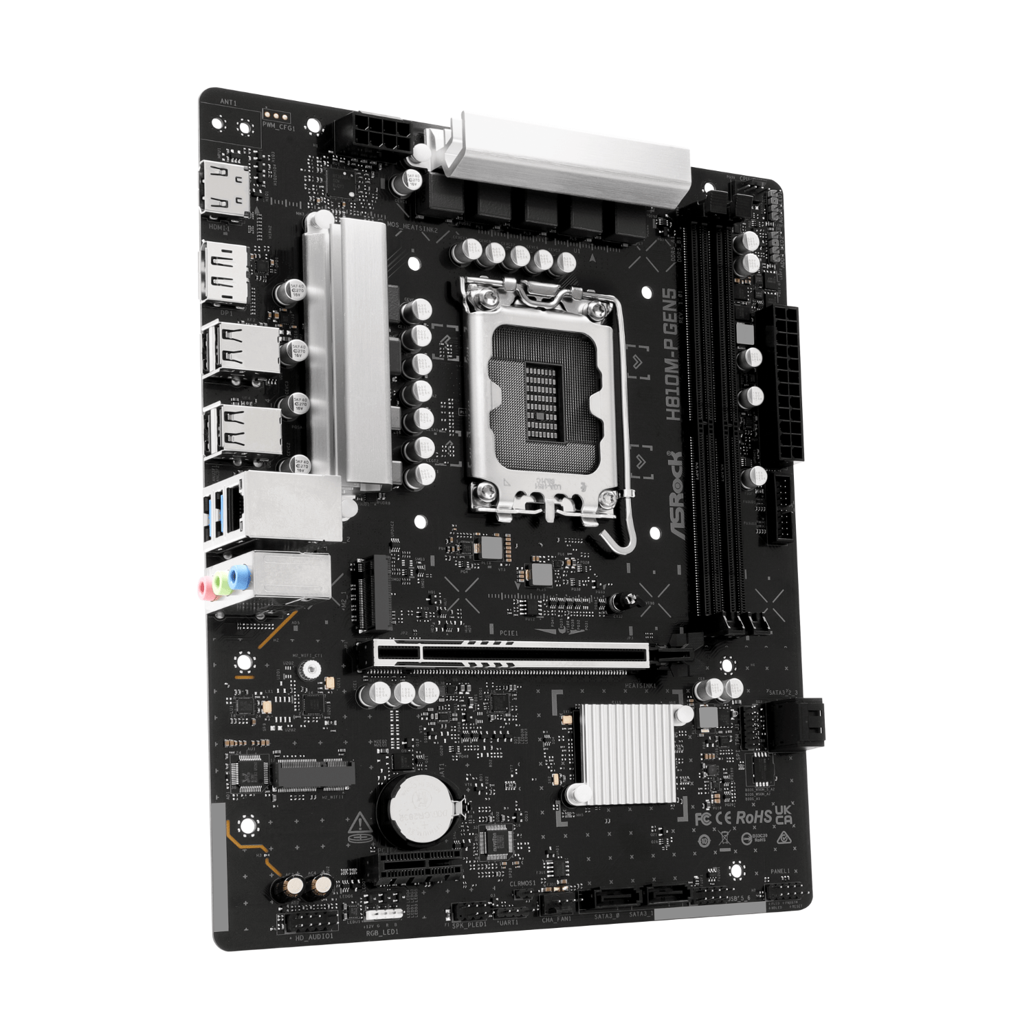 ASROCK H810M-P Gen 5 Intel LGA 1851 M-ATX Motherboard 3