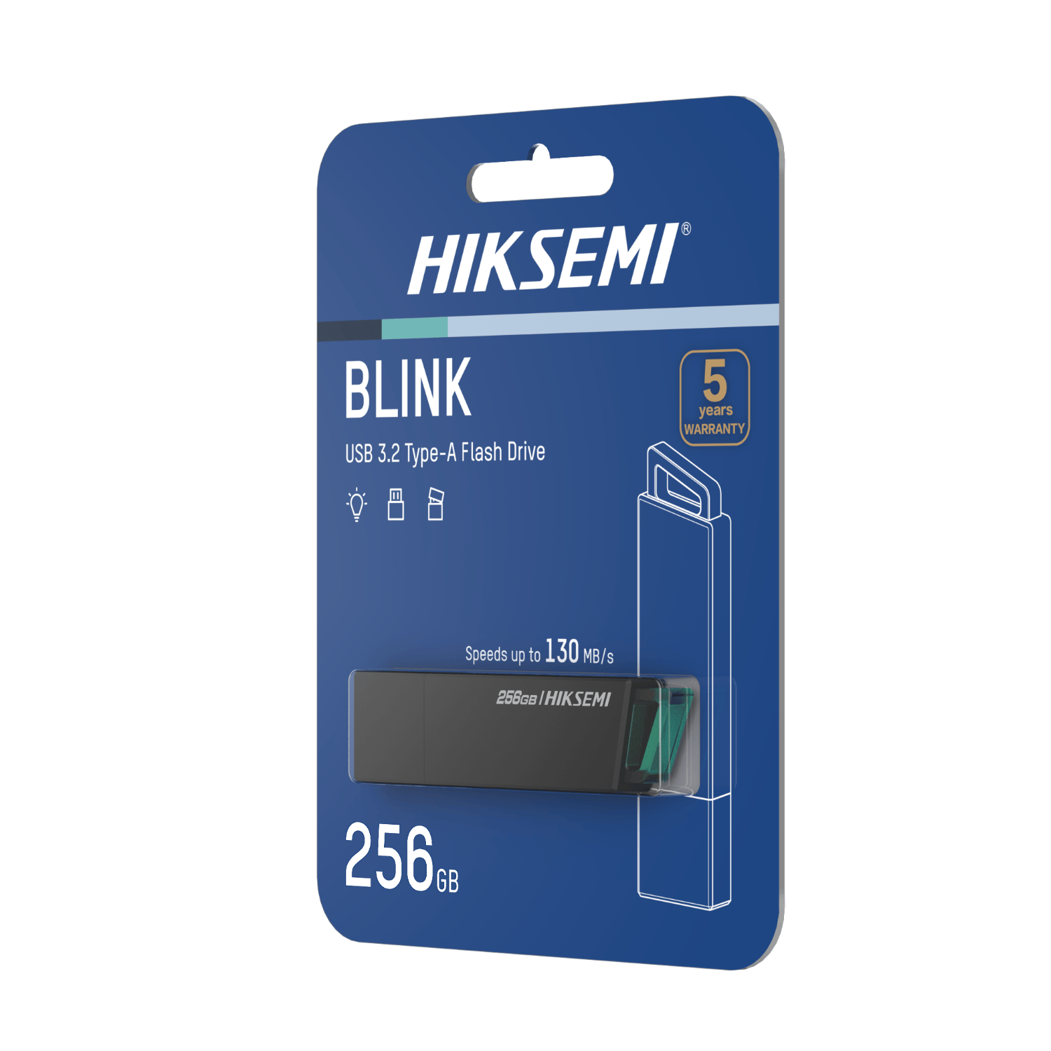 Hiksemi Blink 256GB USB3.2 Flash Drive - Black 6