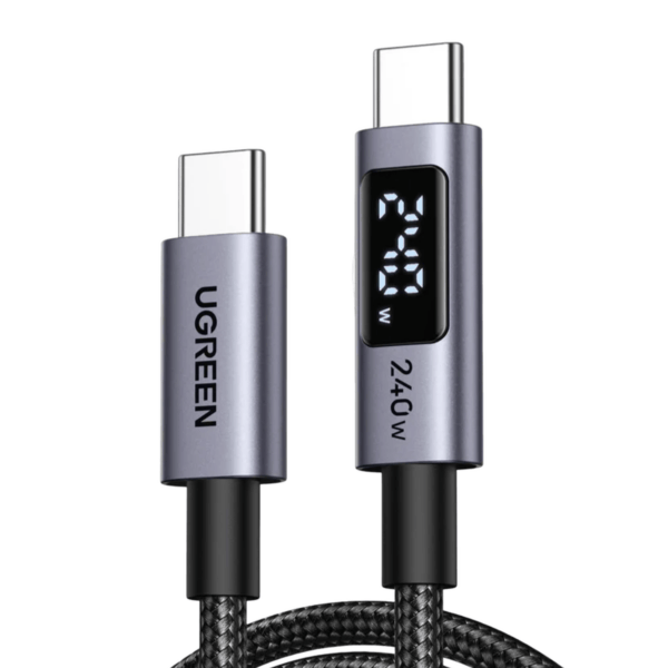 UGREEN 240W USB Type-C Cable with LED Display 1M