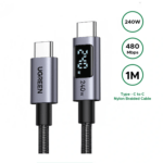 UGREEN 240W USB Type-C Cable with LED Display 1M - Image 2