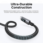 UGREEN 240W USB Type-C Cable with LED Display 1M - Image 5