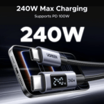 UGREEN 240W USB Type-C Cable with LED Display 1M - Image 6
