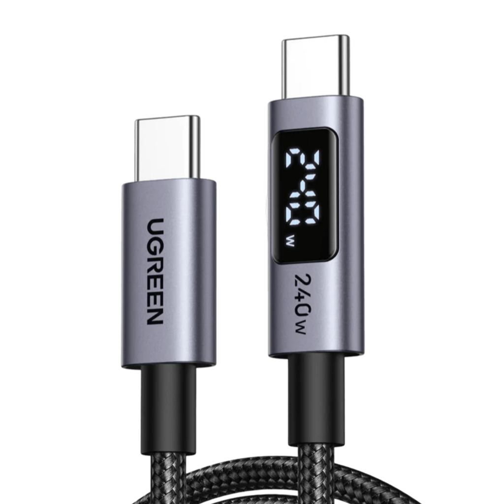 UGREEN 240W USB Type-C Cable with LED Display 2M - Image 1