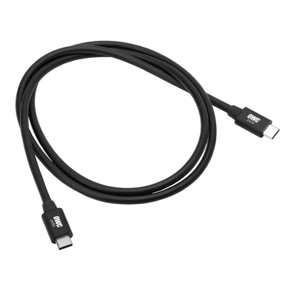 OWC Thunderbolt 5 0.8m Cable - Black - Image 1
