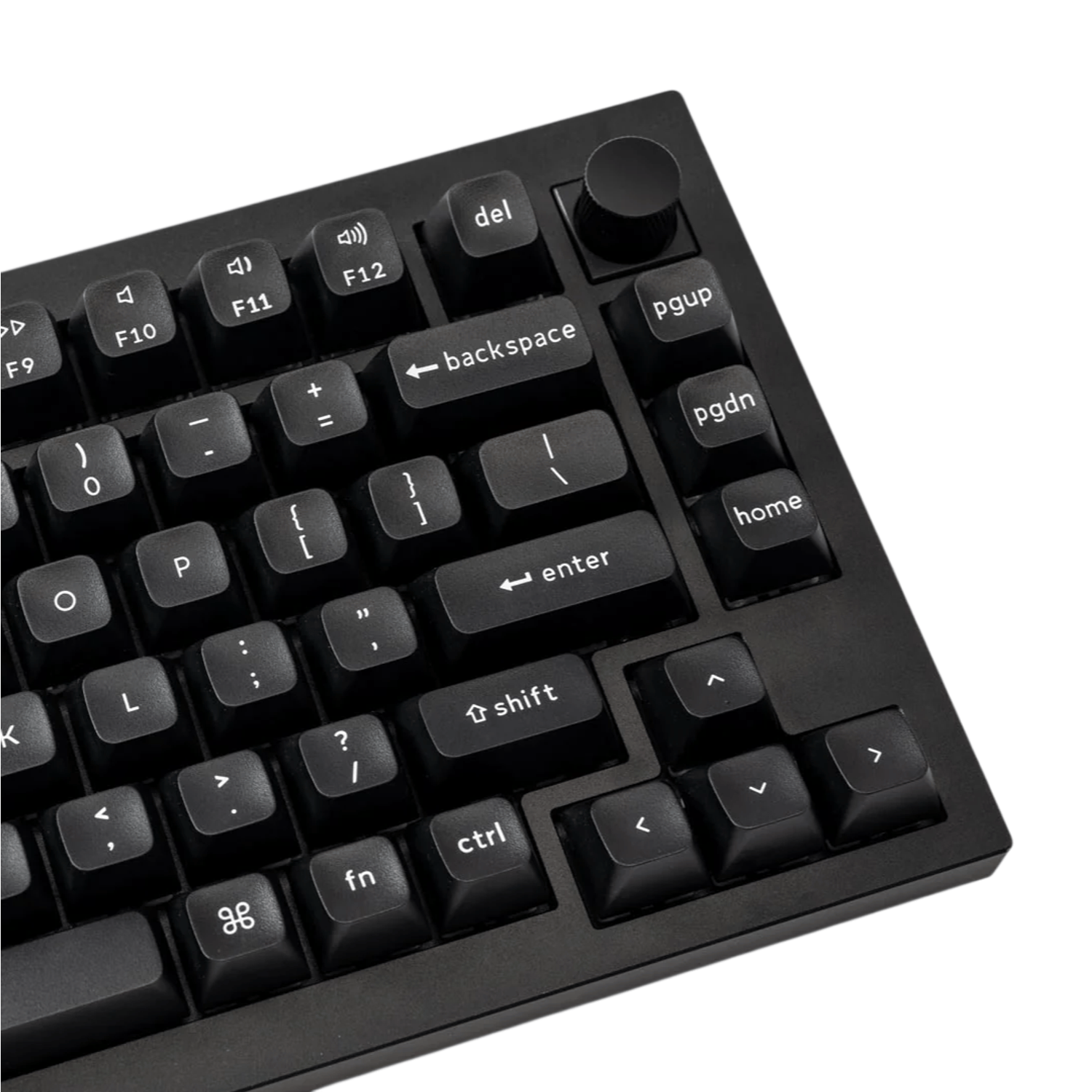Keychron double Shot KSA PBTFull Keycap Set - White On Black 3