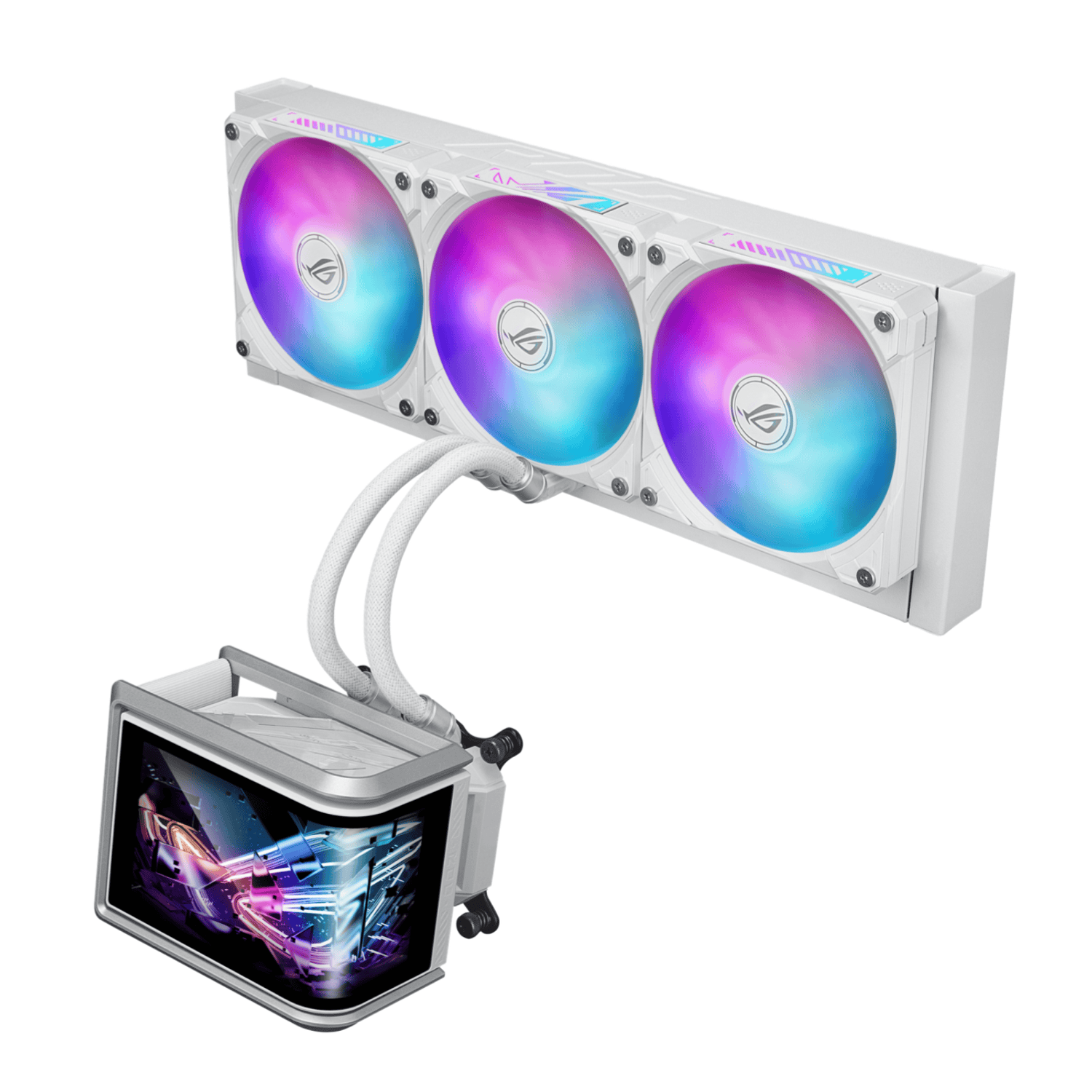 ASUS ROG Ryuo IV SLC 360 ARGB White Edition 360MM Liquid CPU Cooler - White