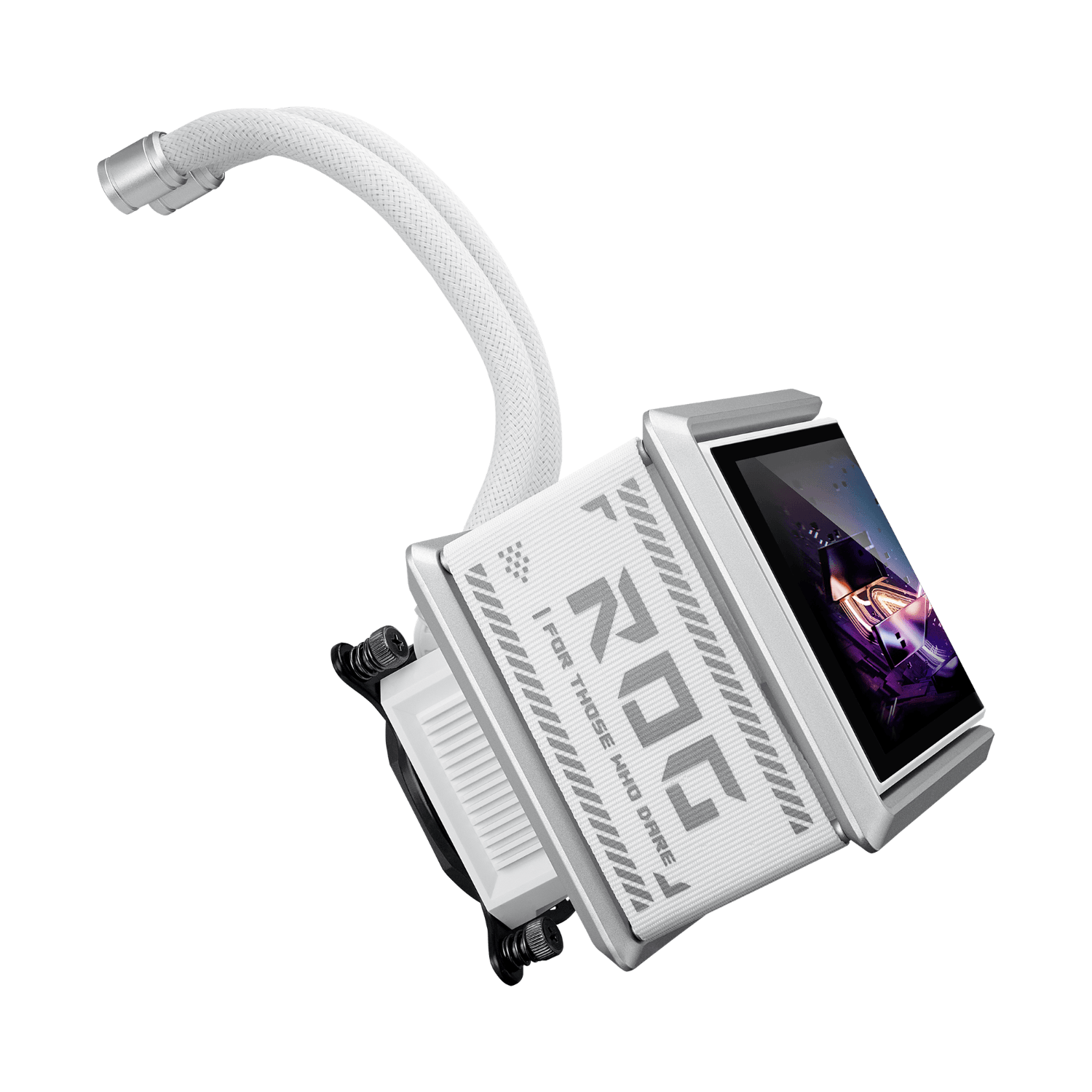 ASUS ROG Ryuo IV SLC 360 ARGB White Edition 360MM Liquid CPU Cooler - White view 5