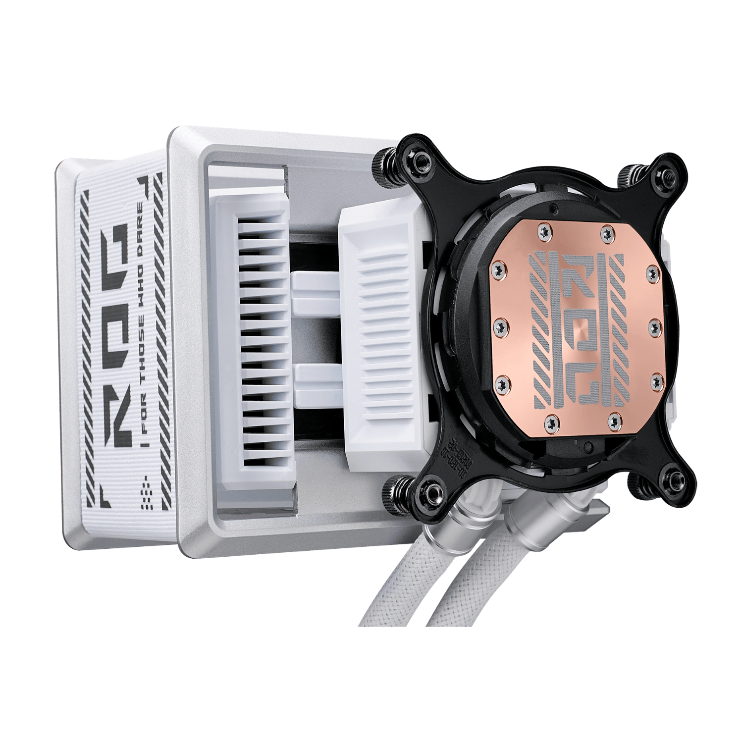 ASUS ROG Ryuo IV SLC 360 ARGB White Edition 360MM Liquid CPU Cooler - White view 7