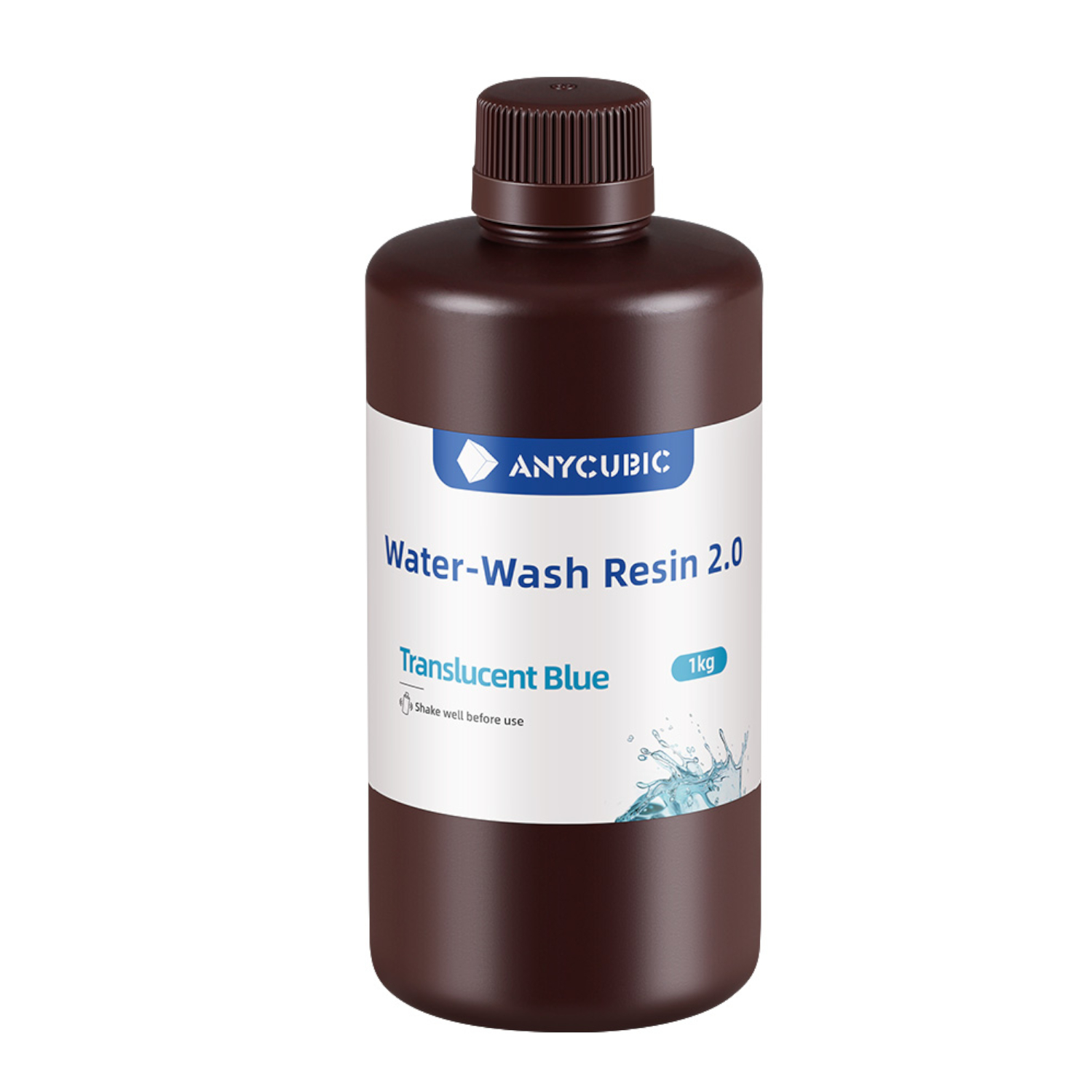 Anycubic Water Wash Resin 2.0 – Translucent Blue 2