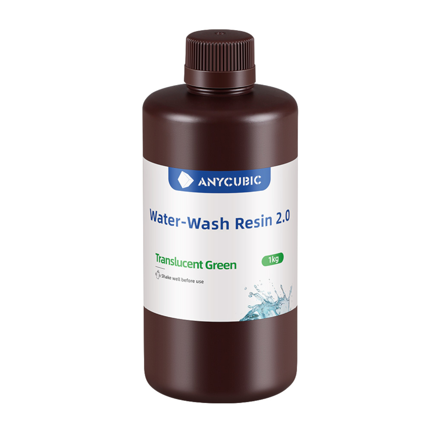 Anycubic Water Wash Resin 2.0 – Translucent Green 2