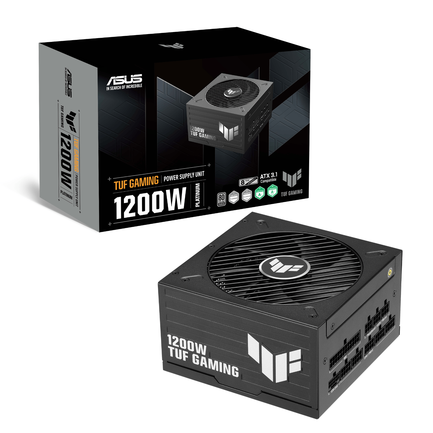 ASUS TUF Gaming 1200W 80 PLUS PLATINUM Modular Power Supply