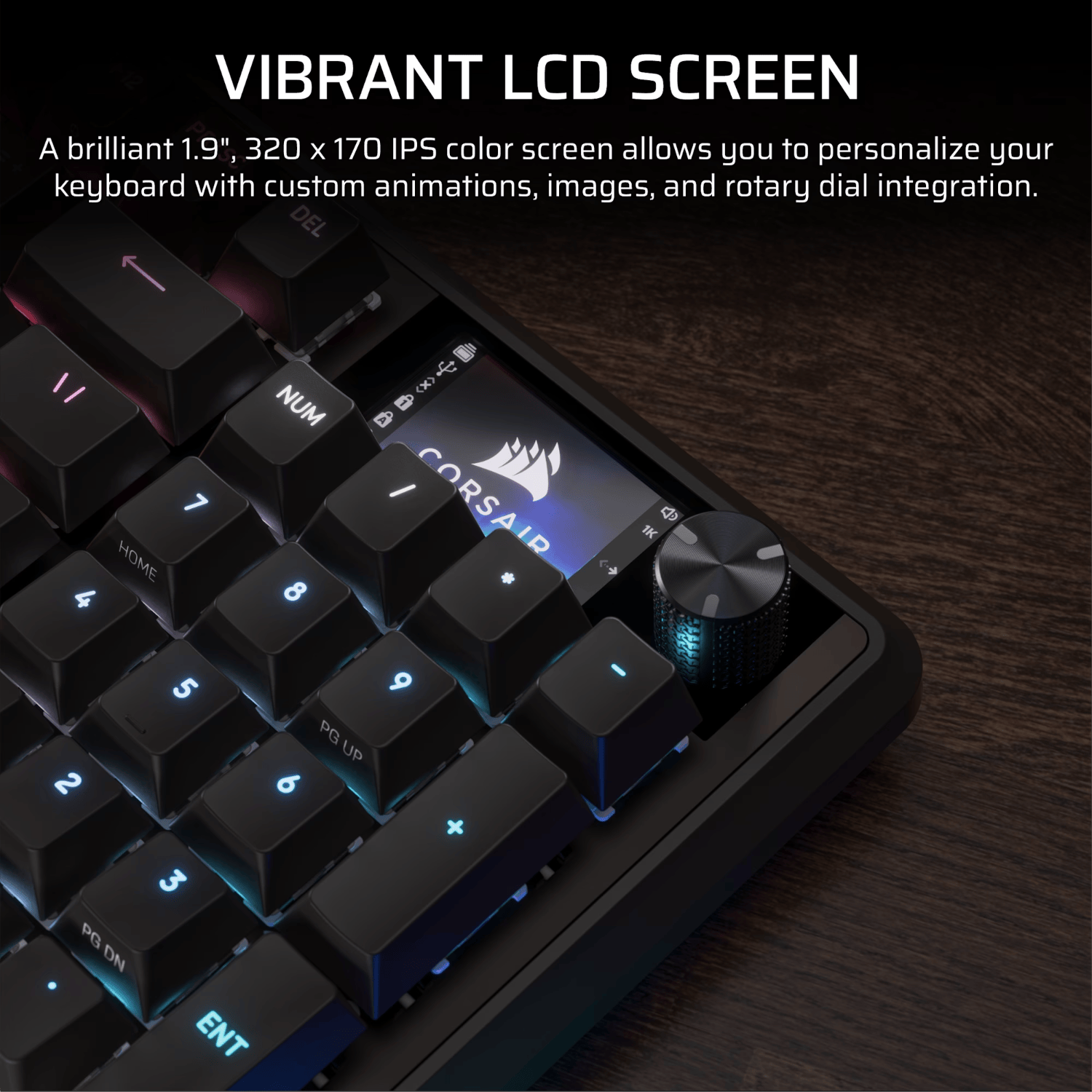 Corsair VANGUARD 96 Mechanical Gaming Keyboard, CORSAIR MLX Plasma - Black 4