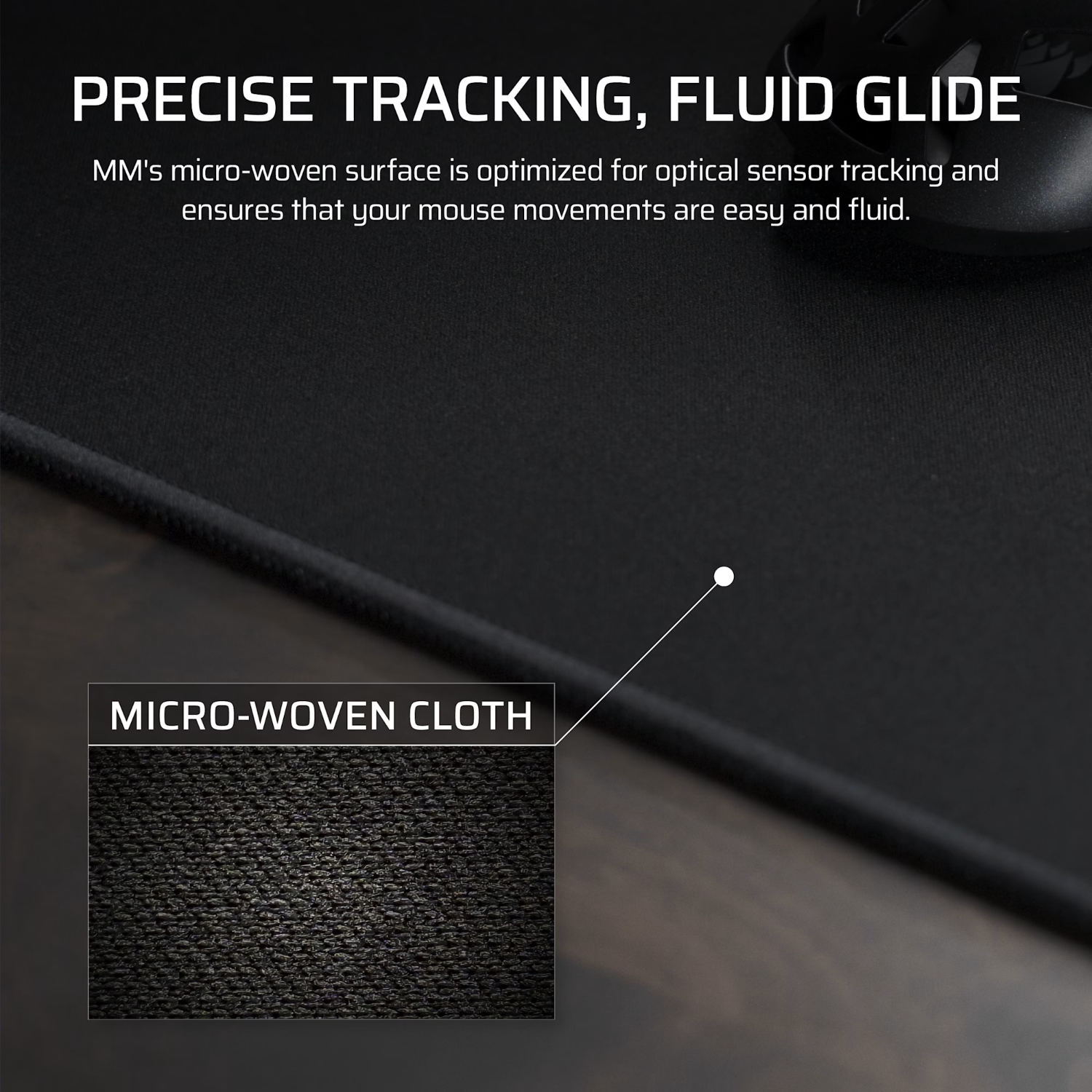Corsair MM Anti-fray Cloth Gaming Mouse Pad 3XL - Black 5