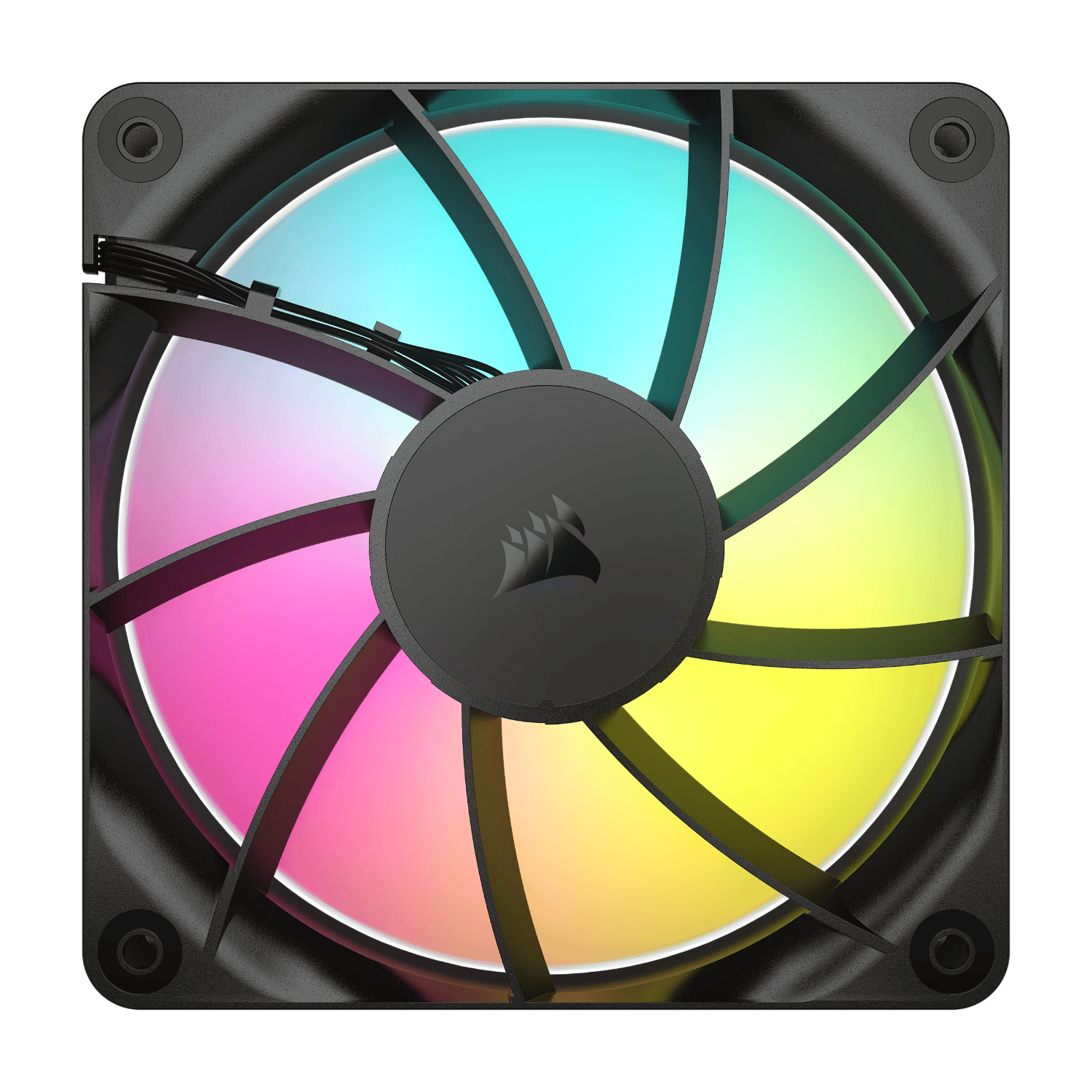 Corsair RS120 ARGB 120mm PWM Fans Triple Pack - Black view 4