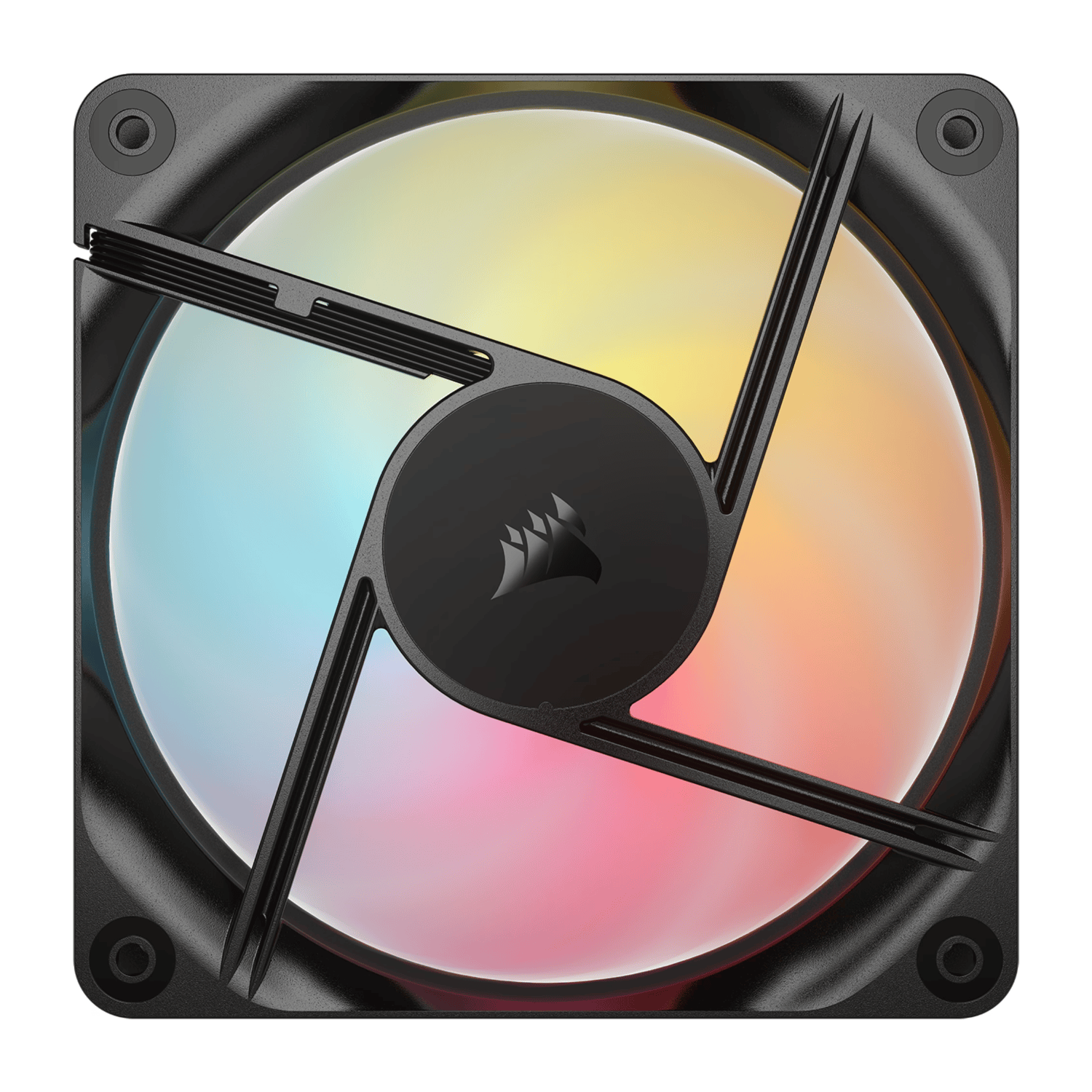 Corsair RS120-R ARGB 120mm PWM Reverse Fans Triple Pack - Black 3