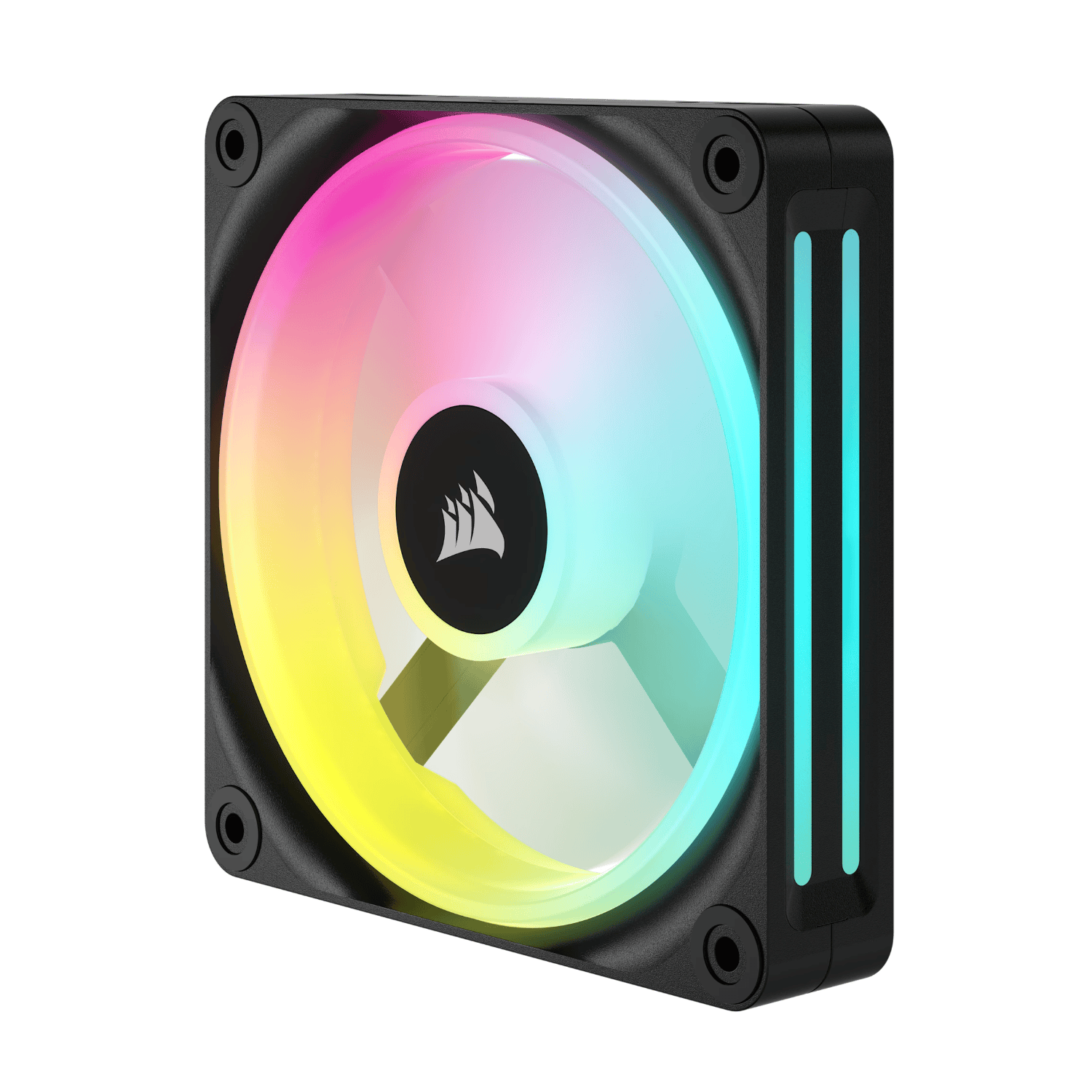 Corsair iCUE LINK QX120 RGB 120mm PWM PC Fans Starter Kit with iCUE LINK System Hub 3