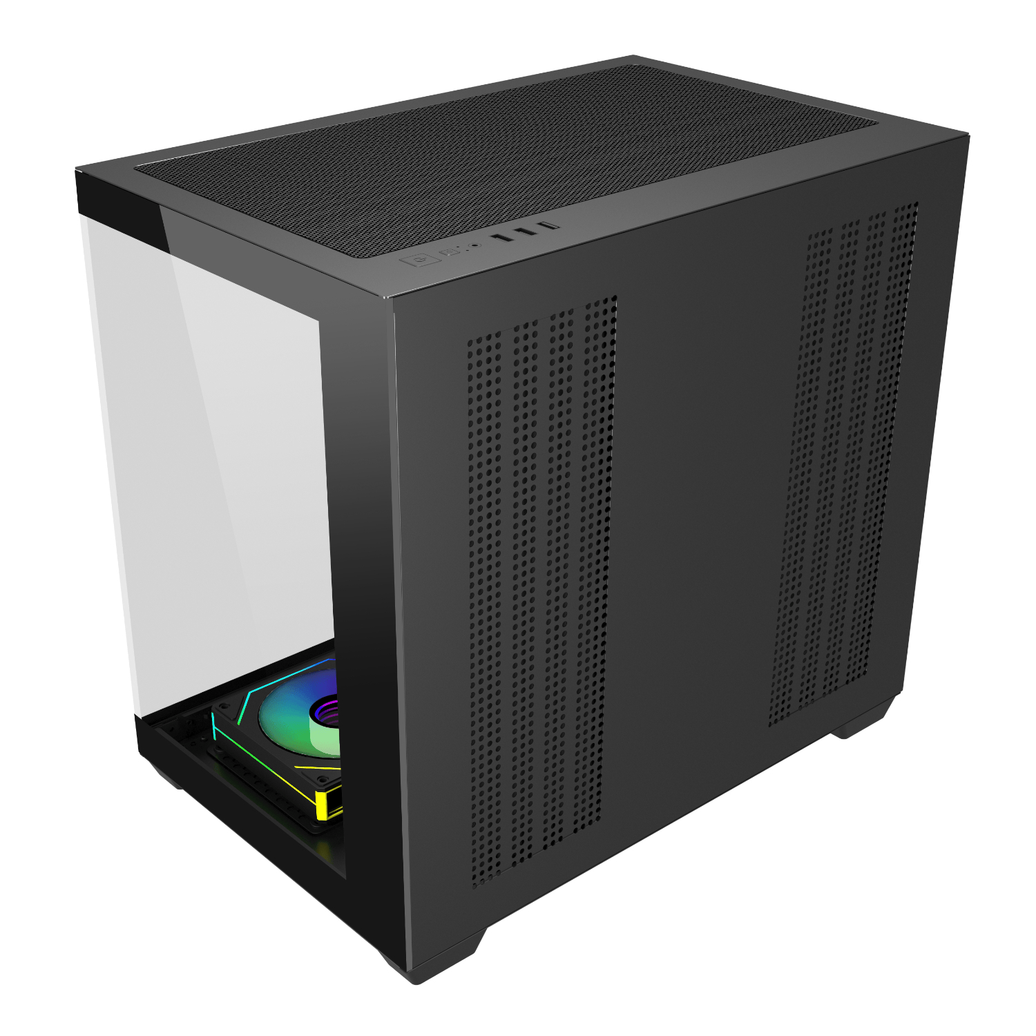 FSP M341 ARGB ATX Mid Tower Gaming Chassis - Black 6