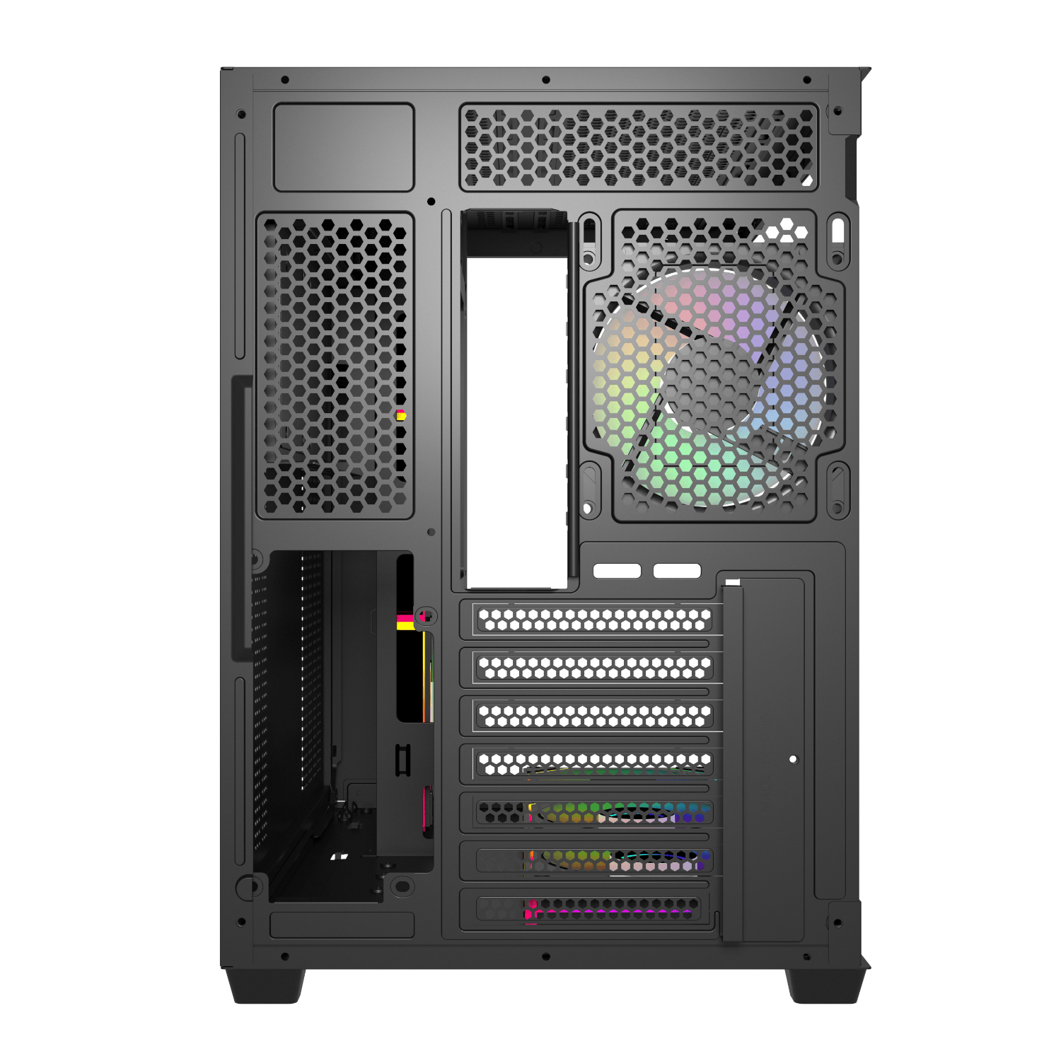 FSP M341 ARGB ATX Mid Tower Gaming Chassis - Black 7