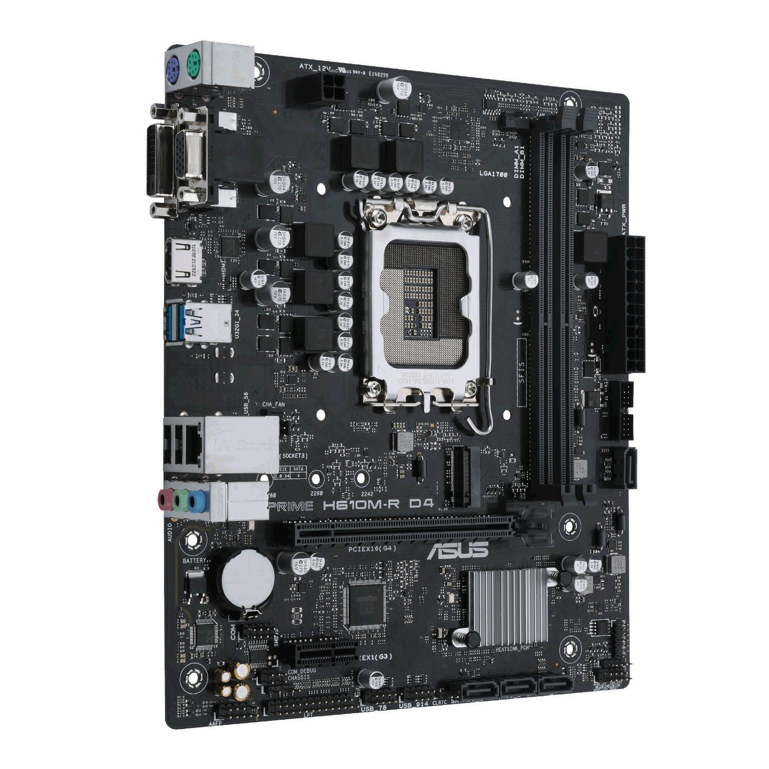 ASUS Prime H610M-R D4 LGA1700 M-ATX Motherboard 3