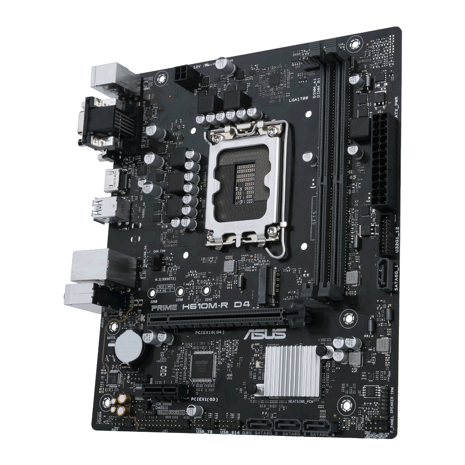 ASUS Prime H610M-R D4 LGA1700 M-ATX Motherboard 4