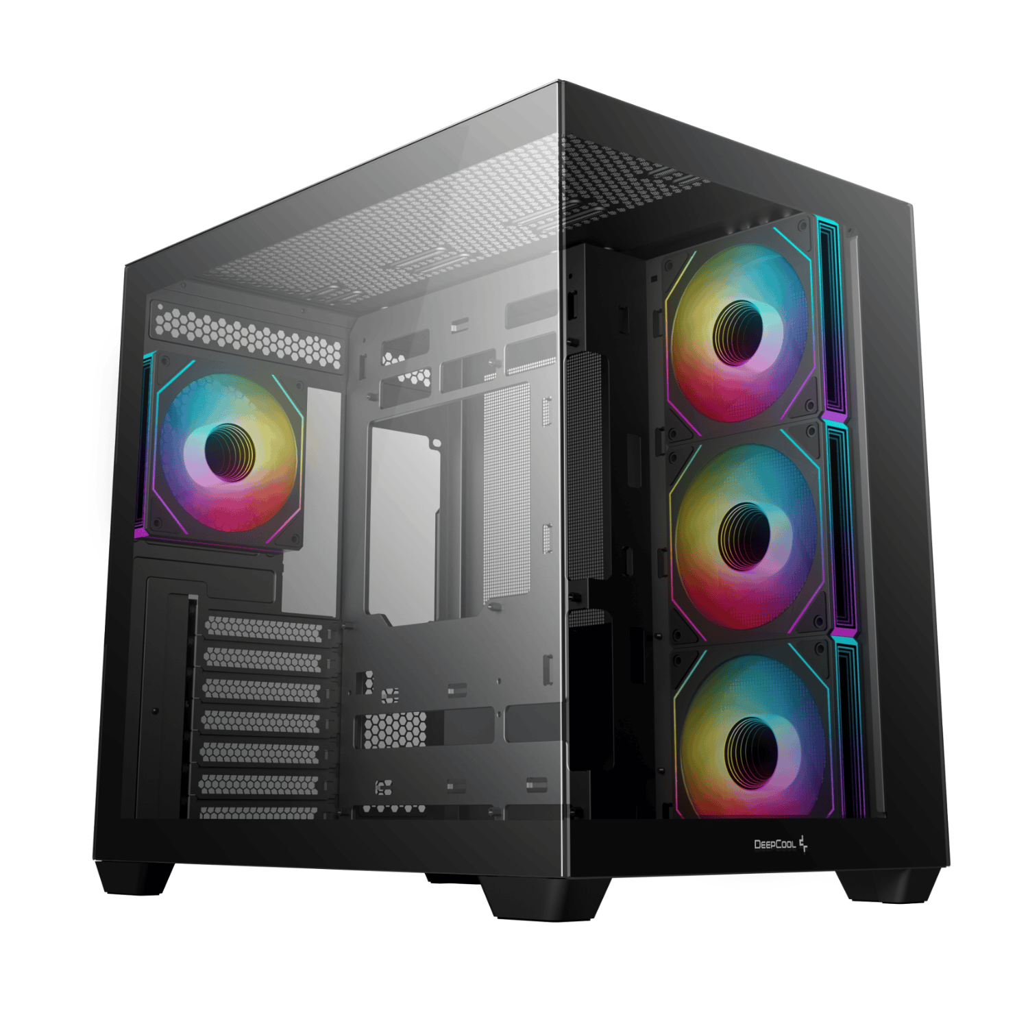 Deepcool CG530 4F Tempered Glass ATX Gaming Chassis - Black