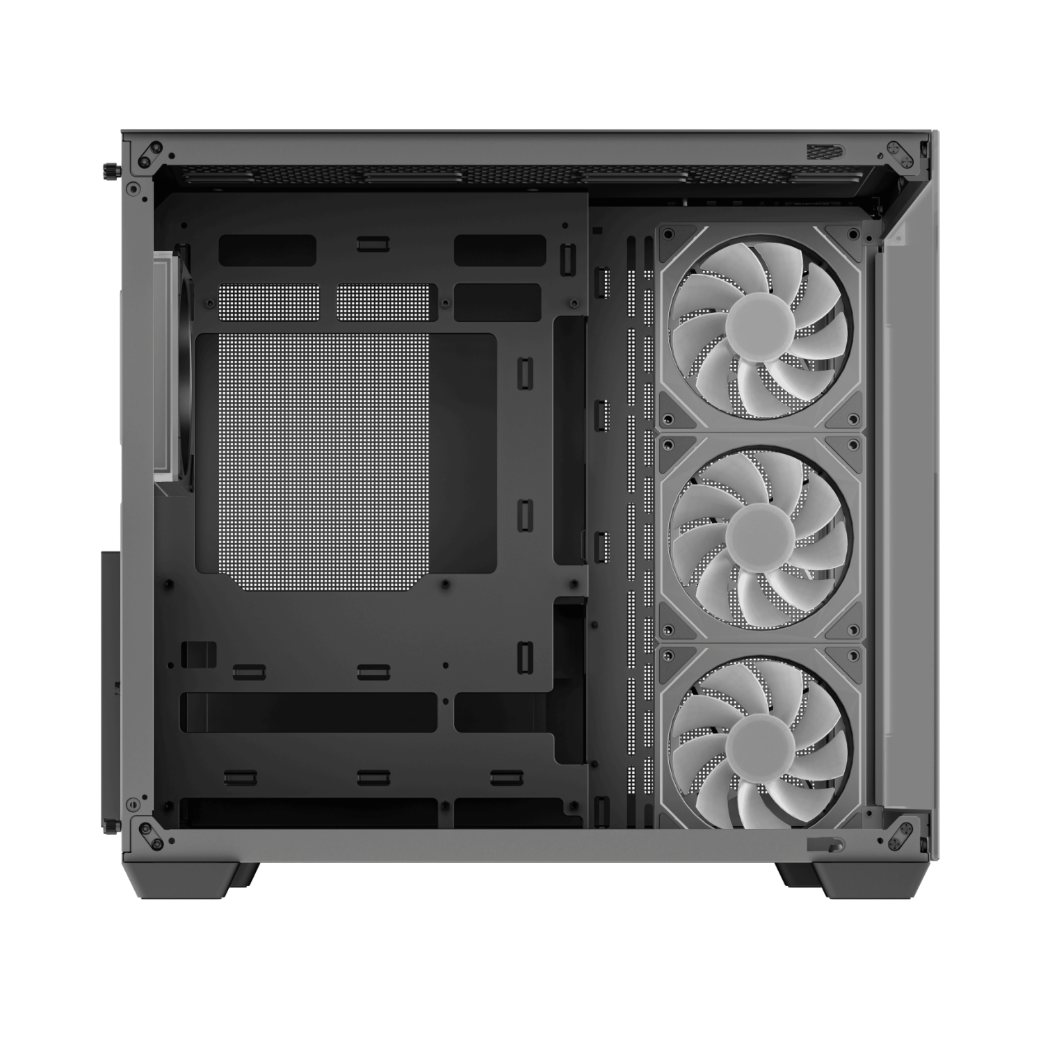 DeepCool CG530 4F Tempered Glass ATX Gaming Chassis - Black 7