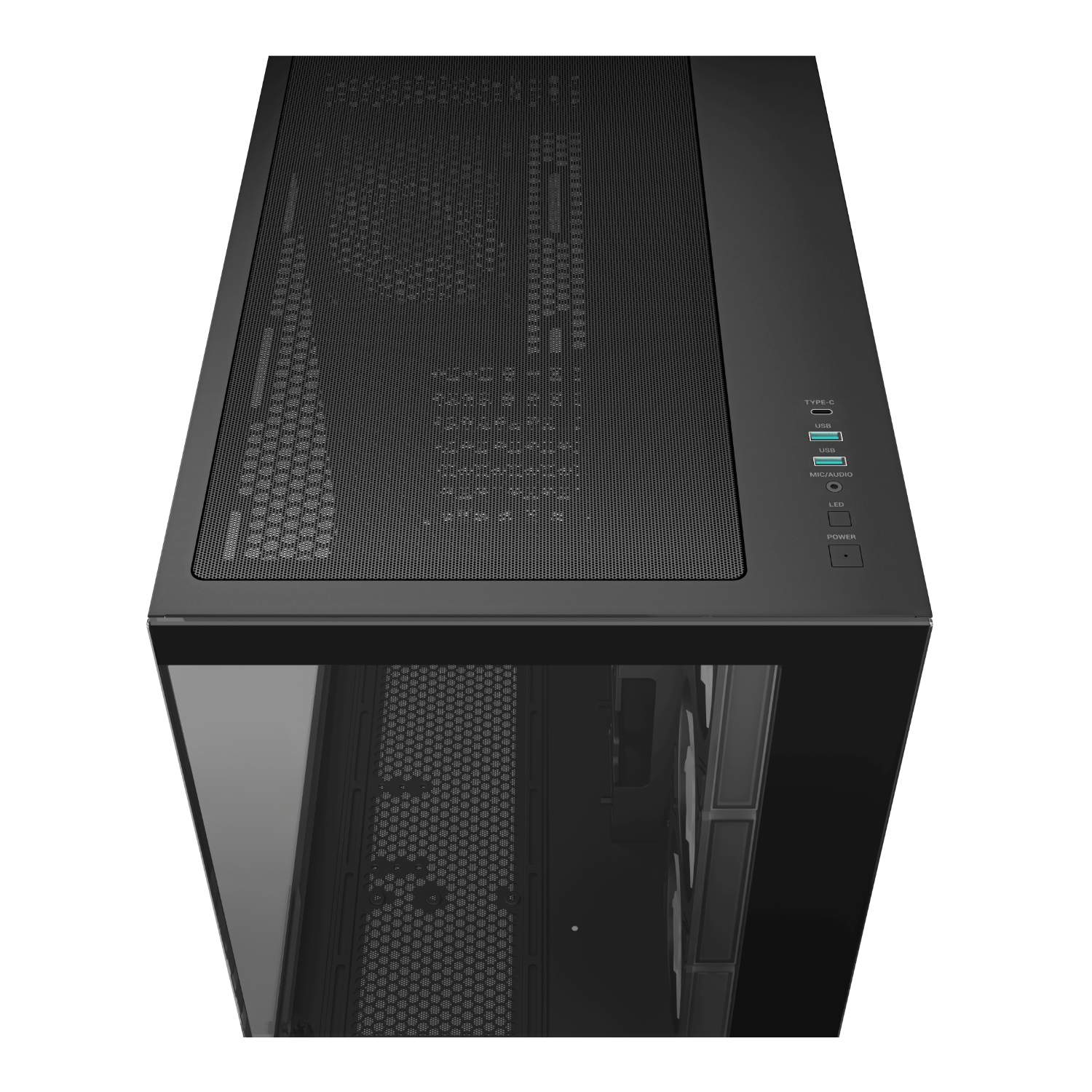 DeepCool CG530 4F Tempered Glass ATX Gaming Chassis - Black 4