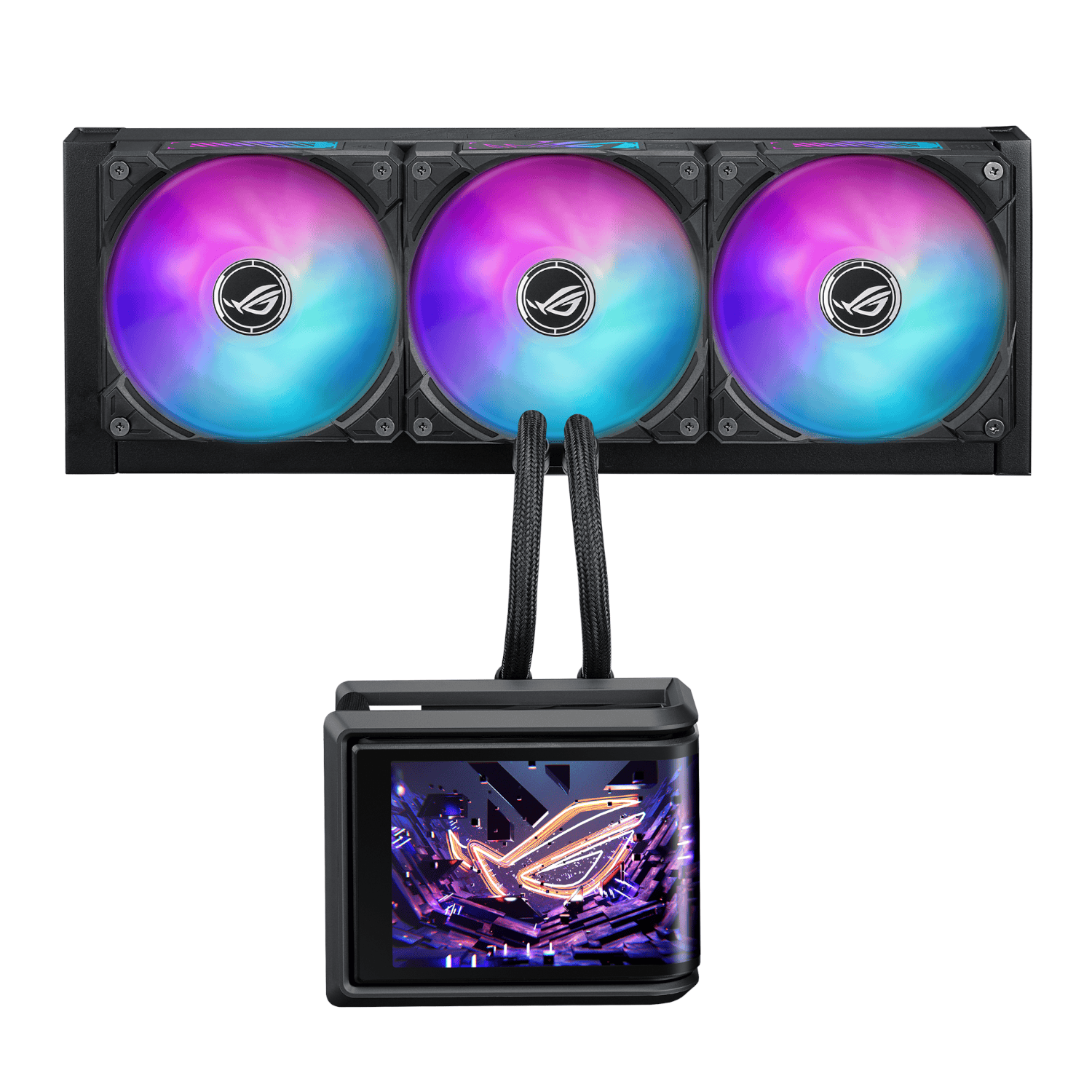 ASUS ROG Ryuo IV SLC 360mm ARGB Liquid CPU Cooler - Black 2