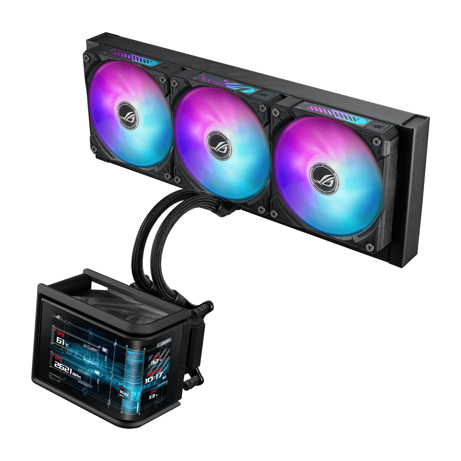 ASUS ROG Ryuo IV SLC 360mm ARGB Liquid CPU Cooler - Black 3