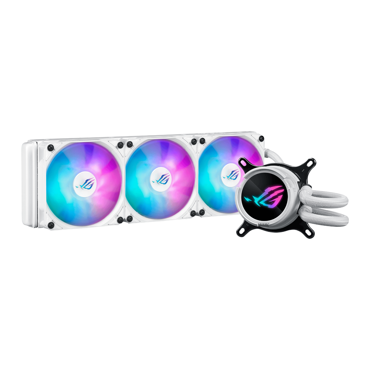 ASUS ROG Strix LC III 360mm ARGB White Edition Liquid CPU Cooler 2