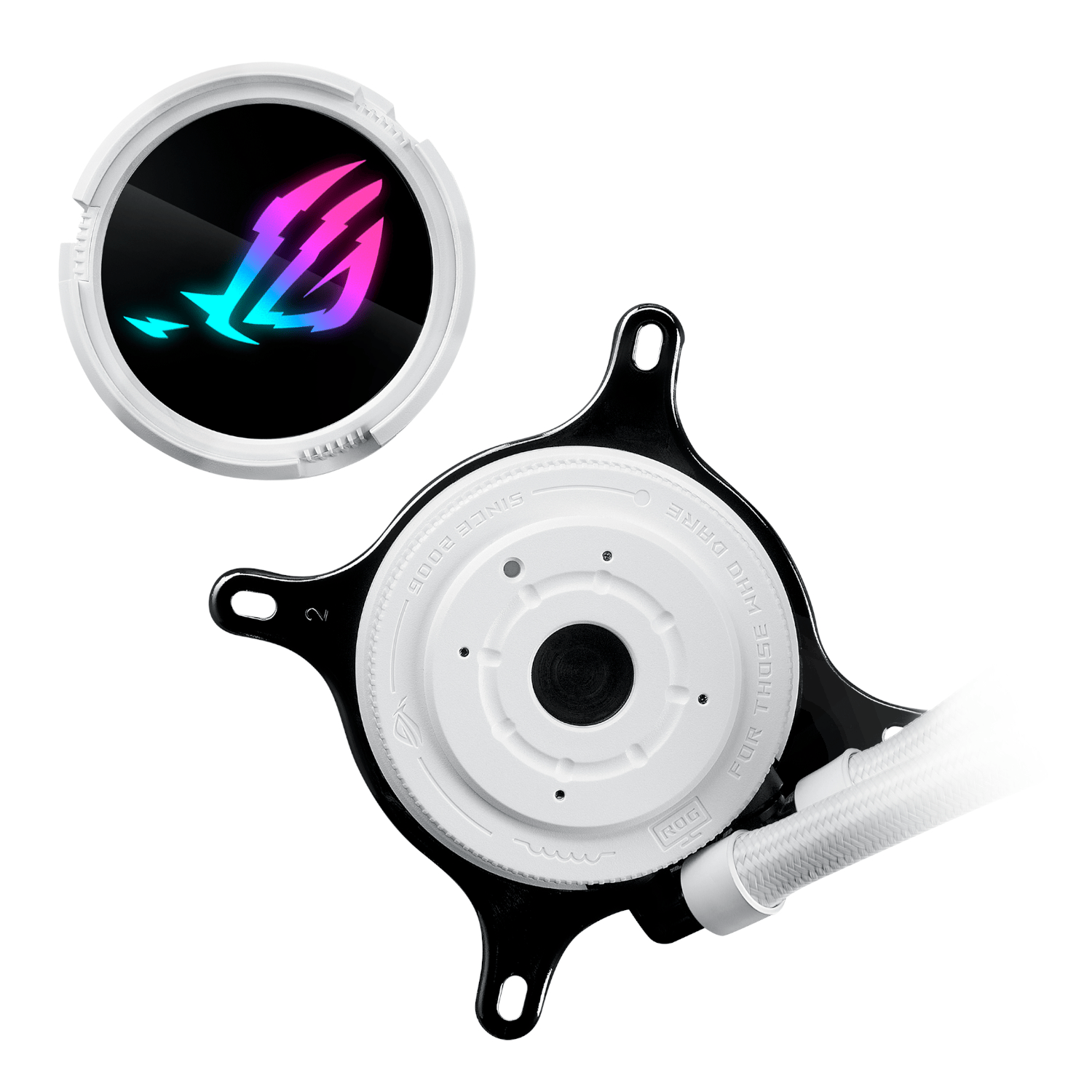 ASUS ROG Strix LC III 360mm ARGB White Edition Liquid CPU Cooler 4