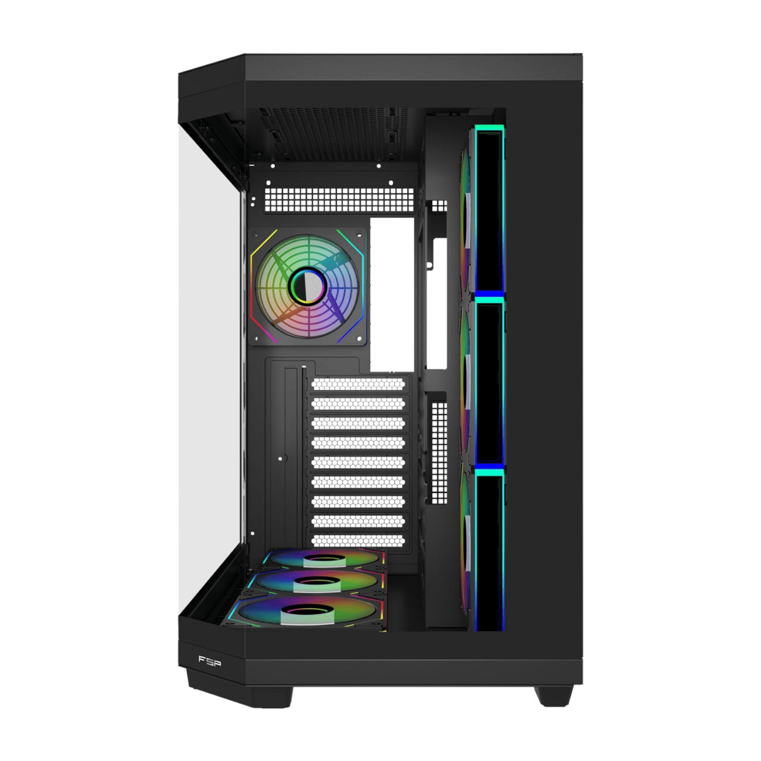 FSP U580 ATX Ultra Tower Gaming Chassis - White 3