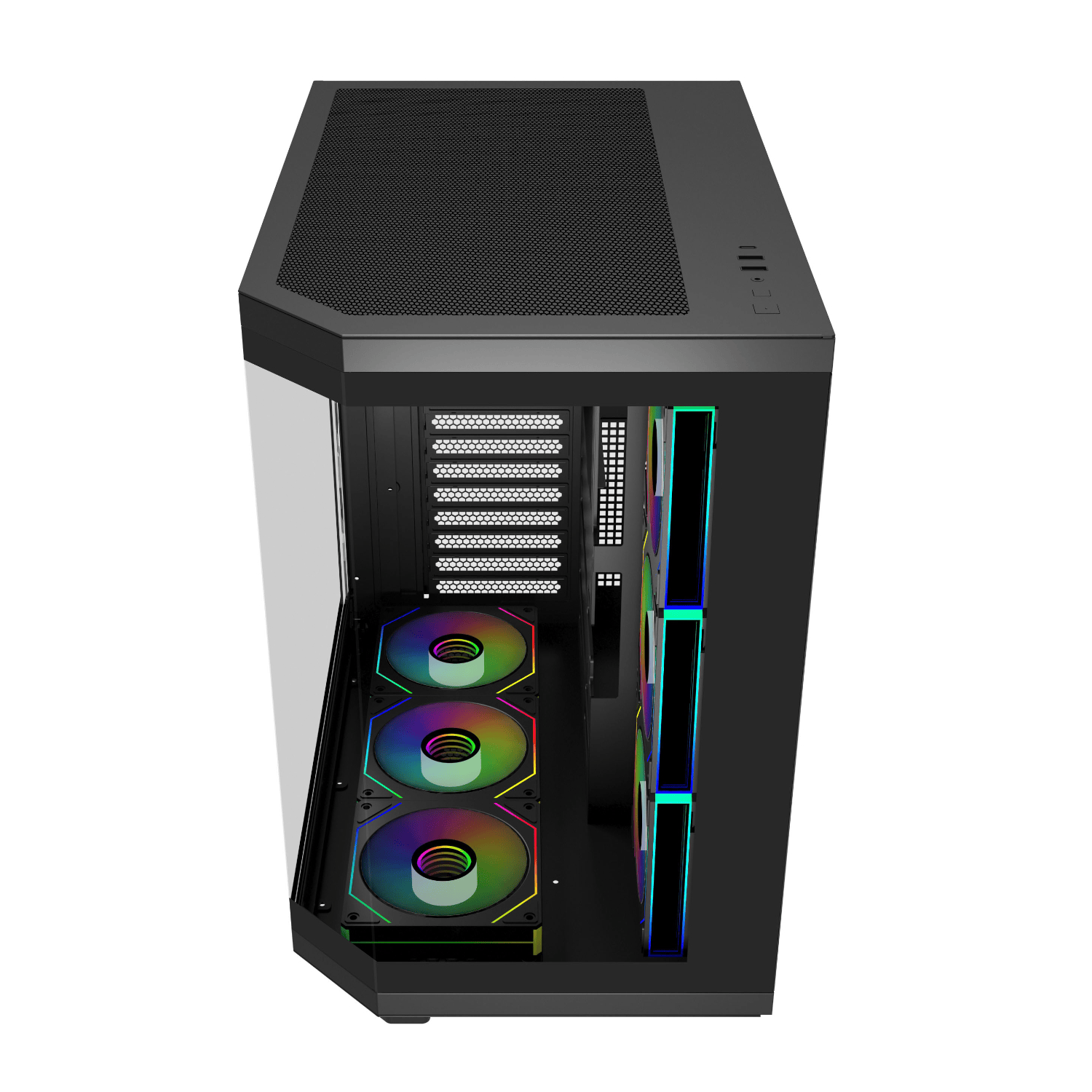 FSP U580 ATX Ultra Tower Gaming Chassis - White 6